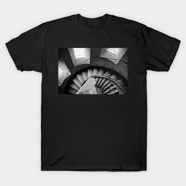 Spiral Staircase T-Shirt by stuartchard